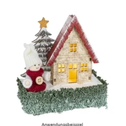 Winter-Püppchen, Frida & Jannis, 7cm hoch, 4 Stück
