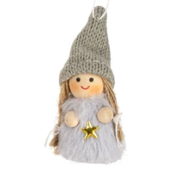 Winter-Püppchen, Madita, 7,7cm hoch, 4 Stück
