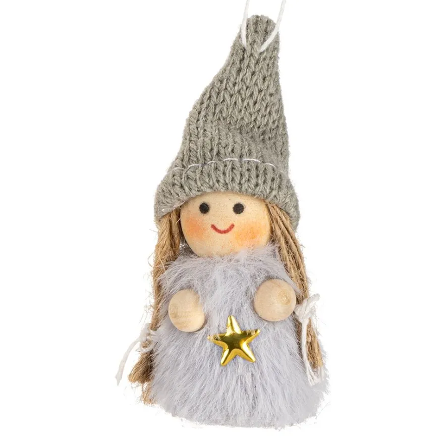 Winter-Püppchen, Madita, 7,7cm hoch, 4 Stück