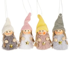 Winter-Püppchen, Madita, 7,7cm hoch, 4 Stück