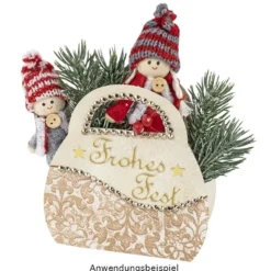 Winter-Püppchen, Sofie & Piet, 7cm hoch, 4 Stück