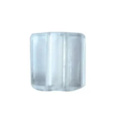 Würfel-Perlen, transparent, 5mm, klar, 100 Stück