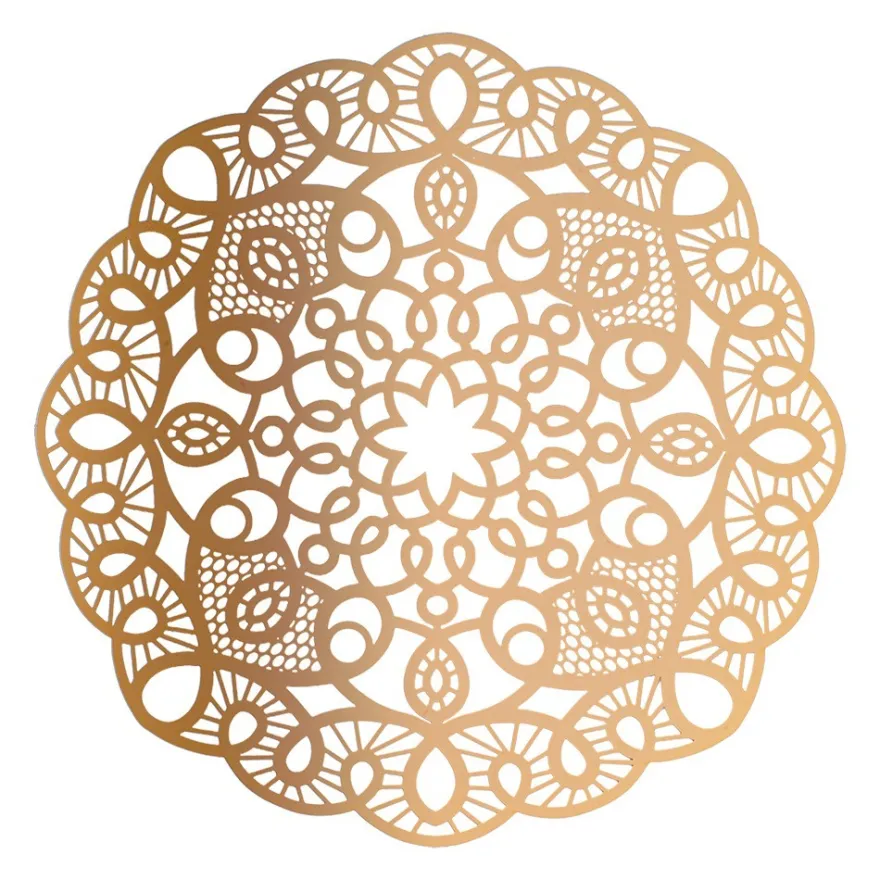 XL-Laser-Ornamente, Zierdeckchen 12, verschiedene Farben, Ø 20cm, 10 Stück
