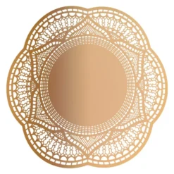 XL-Laser-Ornamente, Zierdeckchen 10, verschiedene Farben, Ø 20cm, 10 Stück