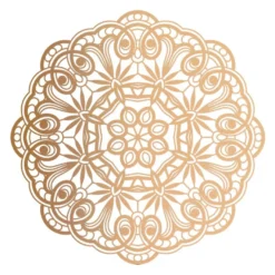 XL-Laser-Ornamente, Zierdeckchen 1, verschiedene Farben, Ø 20cm, 10 Stück