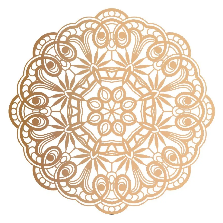 XL-Laser-Ornamente, Zierdeckchen 1, verschiedene Farben, Ø 20cm, 10 Stück