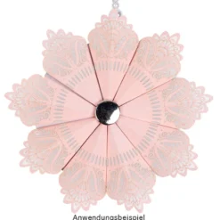 XL-Laser-Ornamente, Zierdeckchen 6, verschiedene Farben, Ø 20cm, 10 Stück