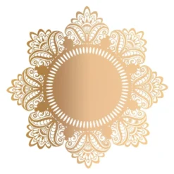XL-Laser-Ornamente, Zierdeckchen 6, verschiedene Farben, Ø 20cm, 10 Stück