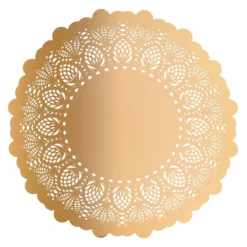 XL-Laser-Ornamente, Zierdeckchen 8, verschiedene Farben, Ø 20cm, 10 Stück