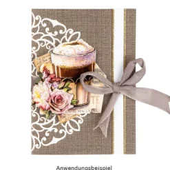 XL-Laser-Ornamente, Zierdeckchen 4, verschiedene Farben, Ø 20cm, 10 Stück