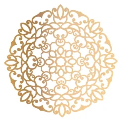 XL-Laser-Ornamente, Zierdeckchen 4, verschiedene Farben, Ø 20cm, 10 Stück