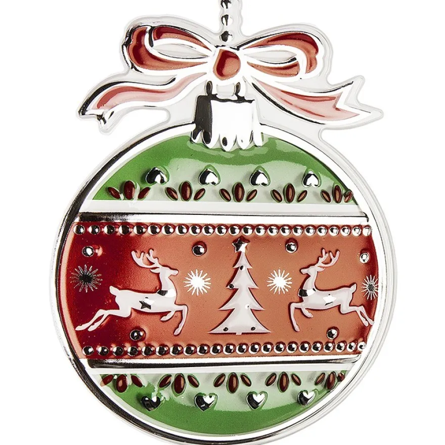 XL Relief-Sticker, Weihnachtskugeln, 35cm x 27,5cm