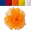 Zieh-Rüschen, Organza, kräftige Farben, 1m x 3,8cm, 10 Stück