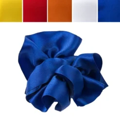 Zieh-Rüschen, Satin, kräftige Farben, 1m x 3,8cm, 10 Stück