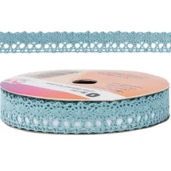 Zierband Luisa, 3m lang, 15mm breit, selbstklebend, blau
