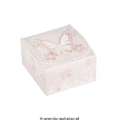 Zier-Faltboxen, Design 4, 11,5cm x 10,8cm x 7cm, 5 verschiedene Farben, 10 Stück