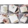 Zier-Faltboxen, Design 2, 7,5cm x 7,5cm x 3,8cm, 10 Stück