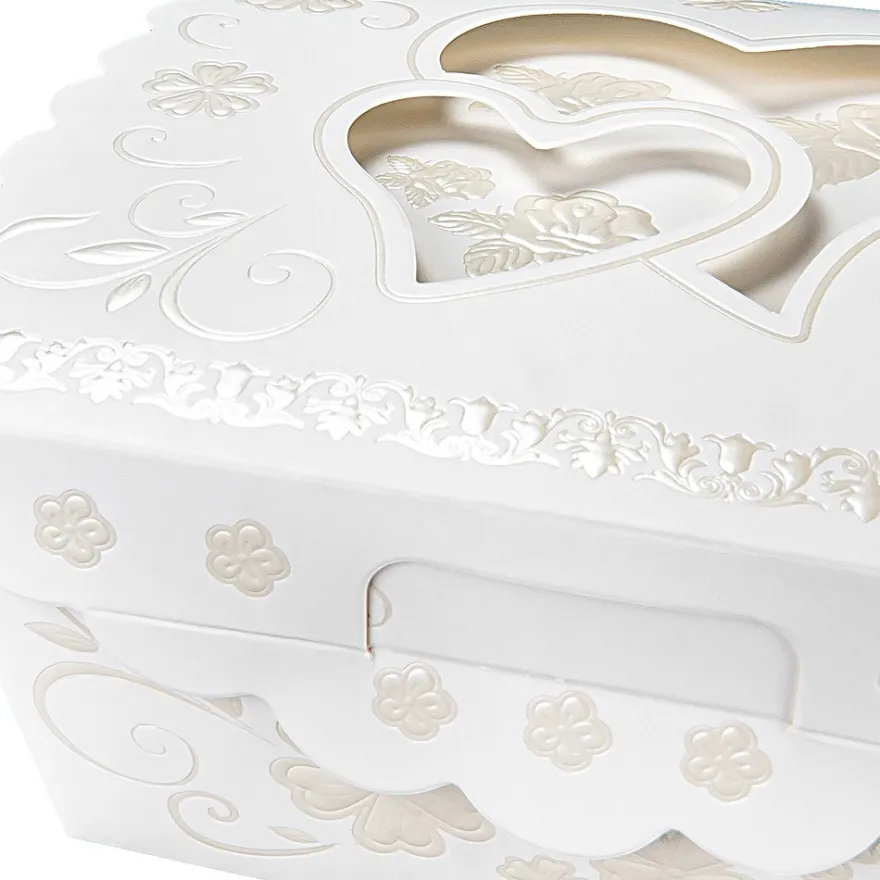 Zier-Faltboxen, Design 2, 7,5cm x 7,5cm x 3,8cm, 10 Stück