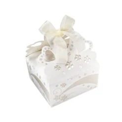 Zier-Faltboxen, Design 1, 7cm x 7cm x 4cm, 10 Stück
