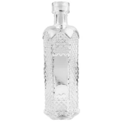 Zier-Glasflasche Fay, Ø 4cm, 12cm hoch, transparent, klar