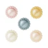 Zier-Halbperlen in 5 Farben, Ø 12,6 mm, 250 Stück
